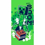 Ręczniki - Ręcznik kąpielowy Minecraft Boom, 70 x 140 cm - miniaturka - grafika 1