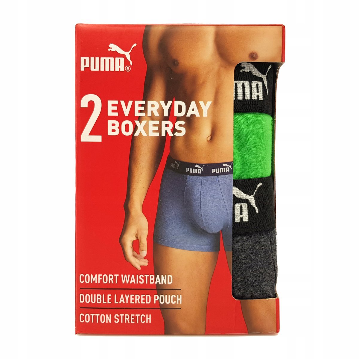 Bokserki Męskie Puma Everyday 2-Pack Rozmiar Xl