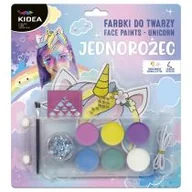 Zabawki kreatywne - KIDEA Farbki do twarzy zestaw Jednorożec FDTZUKA_20211003171652 - miniaturka - grafika 1