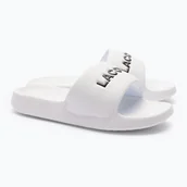 Sport OUTLET - Klapki damskie Lacoste 47CFA0032 white/black - miniaturka - grafika 1