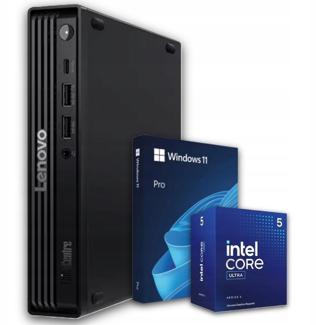 Komputer Lenovo Komputer Lenovo ThinkCentre M70q G6 Tiny Intel Ultra 5 64GB DDR5 1TB SSD
