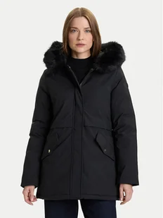 Rinascimento Kurtka zimowa CFC0122158003 Czarny Regular Fit - Kurtki damskie - miniaturka - grafika 1