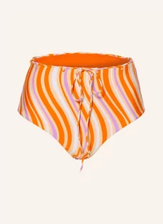 Stroje kąpielowe - Seafolly Dół Od Bikini Z Wysokim Stanem Mod Squad orange - grafika 1