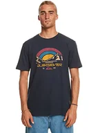 Koszulki męskie - Quiksilver Koszulka męska Basic Blue XS - miniaturka - grafika 1