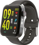 Smartwatch - C-Tech Kendox Life Tracker Czarny - miniaturka - grafika 1