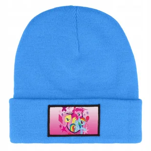 Czapka Zimowa Dziecięca MY LITTLE PONY STYLE Kucyki Prezent Wzory Niebieska - Czapki damskie - miniaturka - grafika 1