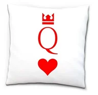 Gadżety dla niej i dla niego - Poduszka dla Zakochanych Królowa Kier - miniaturka - grafika 1