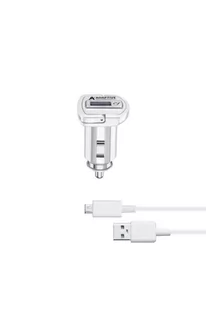 Adaptacyjna ładowarka samochodowa Cellularline 15W i kabel do urządzeń Samsung Galaxy S7 - Ładowarki samochodowe - miniaturka - grafika 1