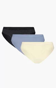 3LP-195 bawełniane figi damskie bikini 3-pack, Kolor multicolour, Rozmiar S, ATLANTIC - Primodo.com - Majtki damskie - miniaturka - grafika 1