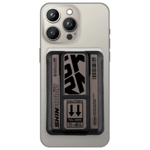 Portfel Skinarma Kado Kira Kobai Wallet Mag-Charge Grip Stand gunmetal - Portfele - miniaturka - grafika 1