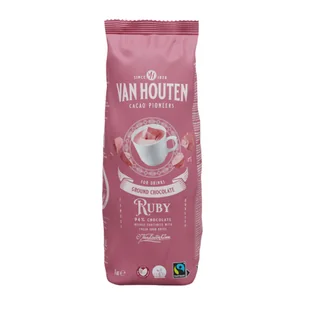 Van Houten RUBY czekolada rubinowa 1kg - Kakao i czekolada - miniaturka - grafika 1