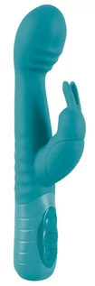 Wibratory i masażery - You 2 Toys Doppel Kopf G-Spot Vibrator Turquoise - grafika 1