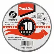 Tarcze do pił - Makita D-18770  10 125 MM kołpaki ozdobne regulacja przysłony umożliwiająca obciąć  ze stali nierdzewnej 1 MM grubości - miniaturka - grafika 1