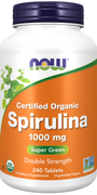 Odchudzanie i oczyszczanie - Spirulina 1000 mg 240 tabl. ( now Foods ) - miniaturka - grafika 1