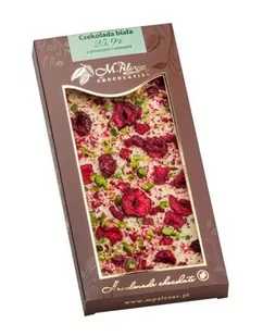 M.Pelczar Chocolatier Biała czekolada z pistacjami i wiśniami 2589-uniw - Czekolada - miniaturka - grafika 1