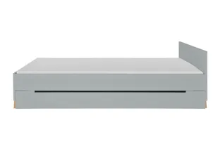 Łóżko 90x200 szare zara - Łóżka dla dzieci i młodzieży - miniaturka - grafika 1