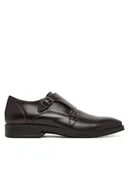 Półbuty męskie - ECCO Półbuty Milan Double Monk-Strap 52333401072 Brązowy - miniaturka - grafika 1
