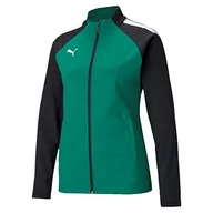 Kurtki damskie - PUMA PUMA Teamliga damska kurtka treningowa Pepper Green-Puma Black m 657252 - miniaturka - grafika 1