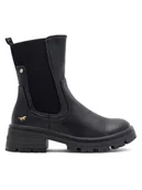 Botki damskie - Mustang Botki 1469-501 Czarny - miniaturka - grafika 1