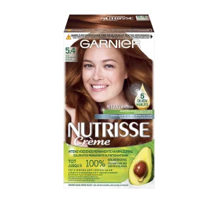GARNIER NUTRISSE TRWAŁA FARBA DO WŁOSÓW 5.4 - Farby do włosów i szampony koloryzujące - miniaturka - grafika 1