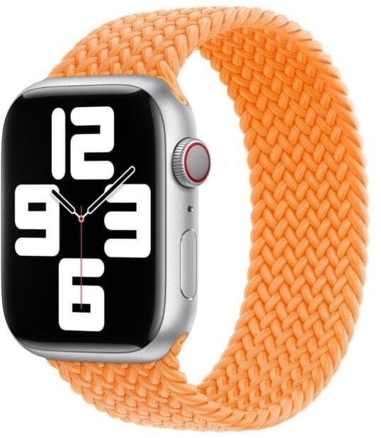 Apple Opaska WATCH BRAIDED STRAP SOLO 40/41/42MM BRIGHT ORANGE SIZE 3 ORYGINALNA PLOMBA