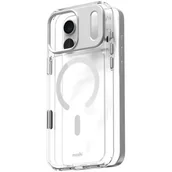Etui i futerały do telefonów - Etui MOSHI iGlaze MagSafe do Apple iPhone 17 Pro Max Przezroczysto srebrny - miniaturka - grafika 1