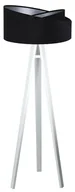Lampy stojące - Czarno-biała skandynawska lampa stojąca trójnóg C1-G32 - miniaturka - grafika 1