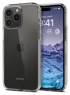 Etui i futerały do telefonów - Crong Crystal Slim Cover - Etui iPhone 15 Pro przezroczysty - miniaturka - grafika 1