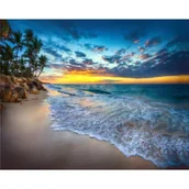 Malowanie po numerach - Titanum Malowanie po numerach - 40x50cm Zachód słońca - miniaturka - grafika 1