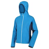 Kurtki damskie - Regatta Damska kurtka Arec Ii wodoodporna wiatroszczelna z kapturem elastyczna miękka powłoka Niebieski astr/ciemny denim 12 - miniaturka - grafika 1