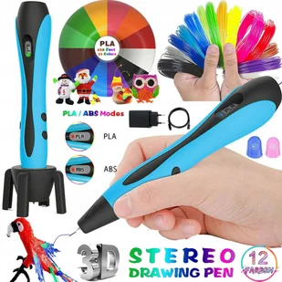 Zestaw Długopis 3D Drukarka 3D Pen+wkłady Pla 36 Metrów - Długopisy - miniaturka - grafika 1