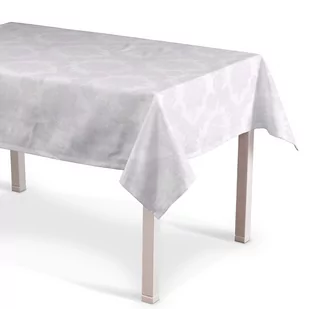 Dekoria Obrus prostokątny biały 130 × 130 cm Damasco - Obrusy i serwetki - miniaturka - grafika 1