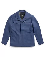 Kurtki męskie - G-STAR RAW Męska kurtka Chore Wool JKT, Niebieski (rank blue D24746-D445-868), S - miniaturka - grafika 1