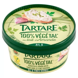Tartare Produkt pochodzenia roślinnego na bazie migdałów z czosnkiem i ziołami 140 g - Zdrowa żywność - miniaturka - grafika 1