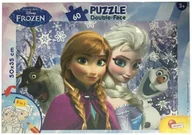 Puzzle - Lisciani Puzzle Dwustronne Kraina Lodu Siostry 60 - - miniaturka - grafika 1