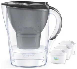 Brita Marella + 3 filtry MAXTRA PRO Pure Performance grafitowy - Dzbanki filtrujące - miniaturka - grafika 1
