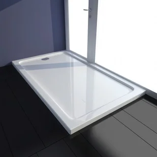 vidaXL ABS biały 70 x 120 cm - Brodziki prysznicowe - miniaturka - grafika 1