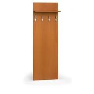 Meble do przedpokoju - Garderoba z wieszakami PRIMO WOOD, 4 haczyki, półka, czereśnia - miniaturka - grafika 1