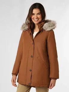 Tommy Hilfiger Parka damska Kobiety Sztuczne włókno brązowy jednolity, S - Kurtki damskie - miniaturka - grafika 1