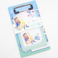 Szkolne artykuły papiernicze - Podkładka Z Klipsem Z Karteczkami Motyw Koreański - miniaturka - grafika 1