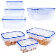 Pojemniki kuchenne - Zestaw pojemników na żywność plastikowe 3 szt. - miniaturka - grafika 1