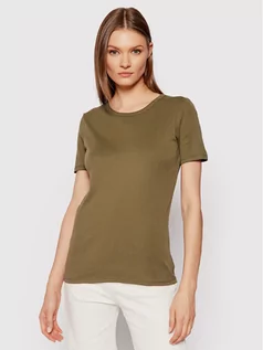 Koszulki i topy damskie - Benetton United Colors Of T-Shirt 3GA2E16A0 Zielony Regular Fit - grafika 1