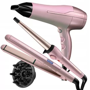 Zestaw Remington Suszarka + Prostownica + Lokówka - Suszarko-lokówki - miniaturka - grafika 1