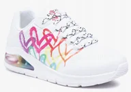 Sneakersy damskie - Buty sneakersy damskie Skechers Uno 2 Float białe 39,5 Eu - miniaturka - grafika 1