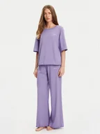 Piżamy damskie - United Colors Of Benetton Piżama 35VB3P03P Fioletowy Loose Fit - miniaturka - grafika 1
