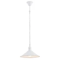 Lampy sufitowe - Argon Industrialna Lampa wisząca Zwis ERBA 630 1pł Biały - miniaturka - grafika 1