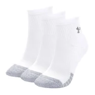 Skarpetki damskie - Skarpety Under Armour HeatGear BIAŁE Quarter 3-PAK - miniaturka - grafika 1