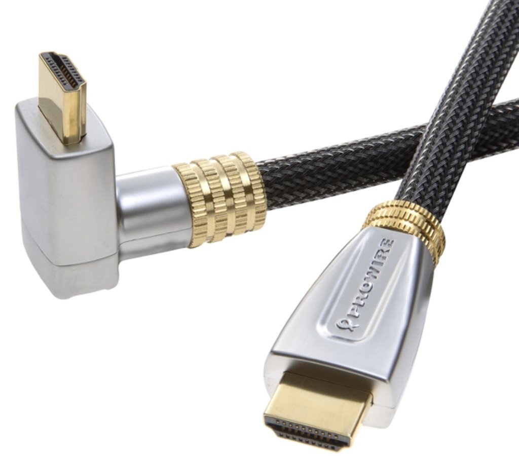 Vivanco PROWIRE High-End HDMI przewód łączący (1 X wtyk HDMI-A  1 X wtyk HDMI-A-kąt 90 stopni) PW2HDHD30R