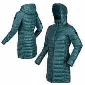 Płaszcze damskie - Damski ocieplany płaszcz z kapturem Regatta RWN230 PWF S - miniaturka - grafika 1