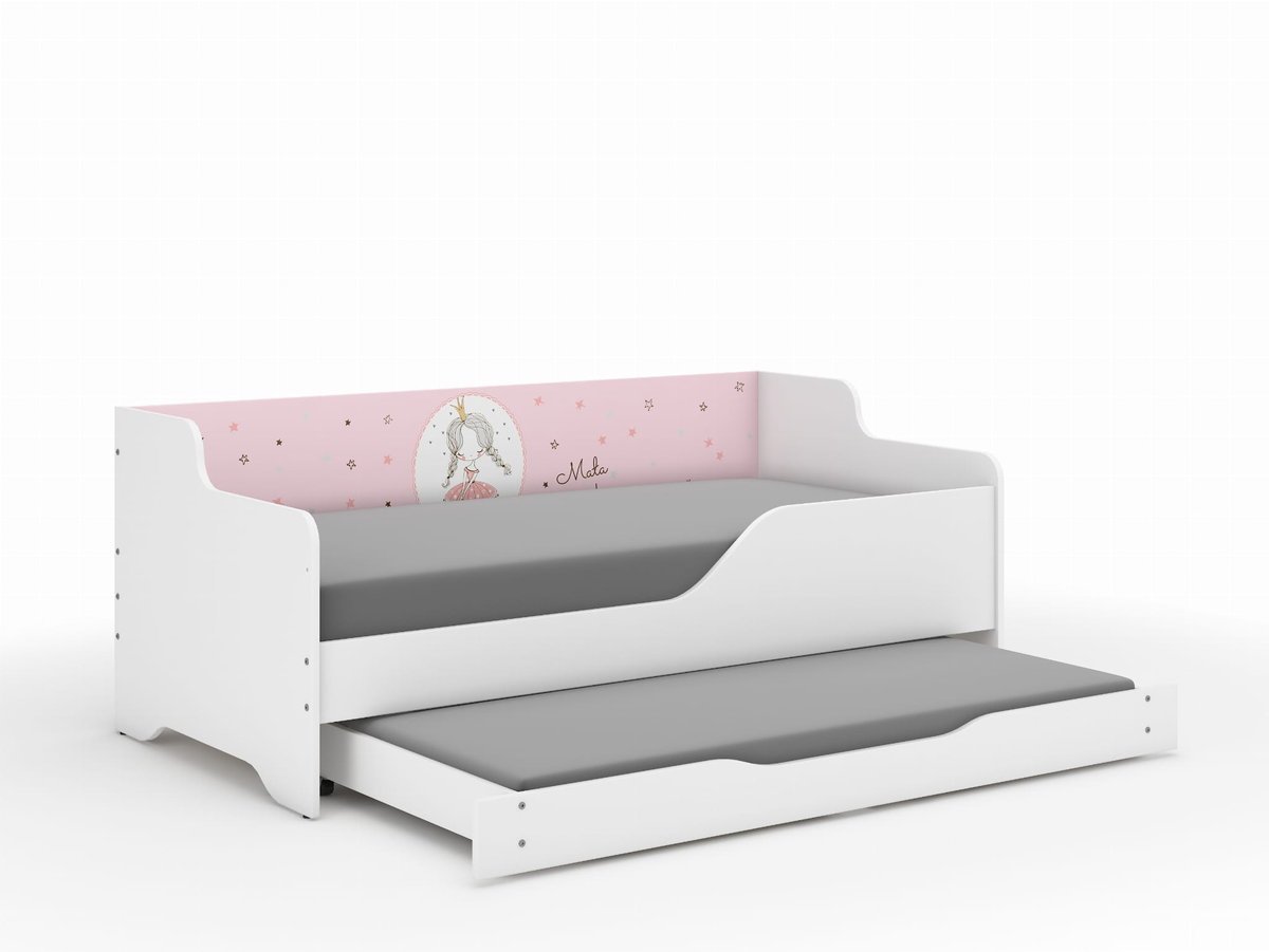 Łóżko dziecięce LILU 160x80 KSIĘŻNICZKA z funkcją spania